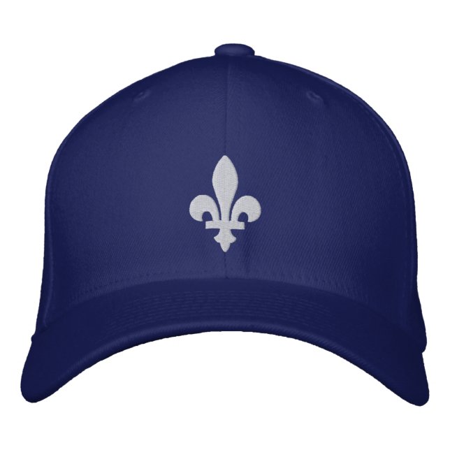 Fleur de lis Embroidered Gorra (Anverso)