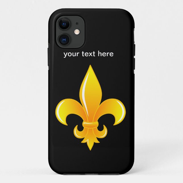 Fleur de lis iPhone 5 funda regalo de época (Reverso)