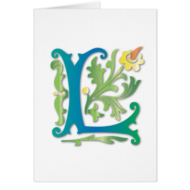 Fleur-de-lis L Monograma (Frente)