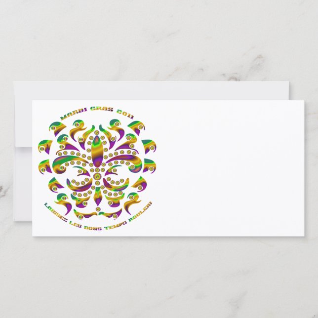 fleur de lis Mardi-Gras 2011 V-2 (Anverso)