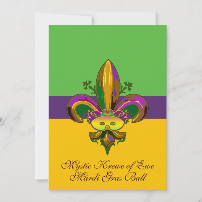 Fleur de lis Mask (Anverso)