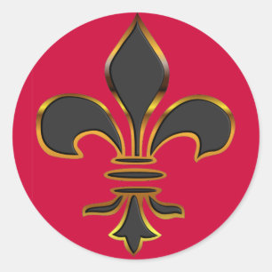 Fleur-de-lis Pegatina