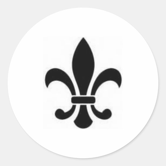Fleur De Lis Pegatina (Anverso)