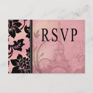 Fleur de Paris Eiffel Tower RSVP   Rosa