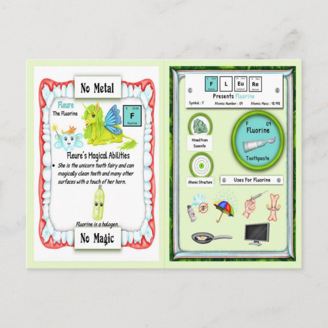 Fleure - Tarjeta de juego Fluorine Horn Unicorn (Anverso)