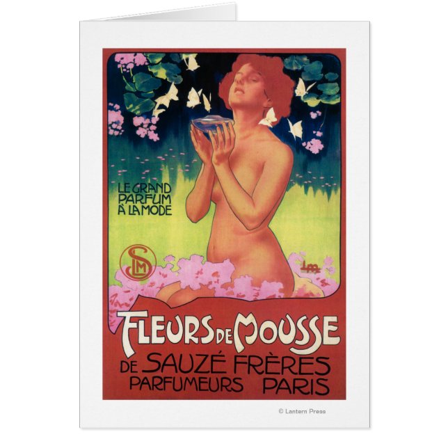 Fleurs de Mousse Perfume Poster (Frente)