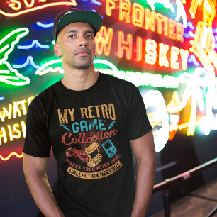 Flex de la colección de juegos retro - Camiseta pa