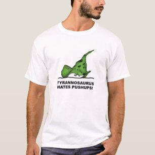 Flexiones de T-Rex Camiseta Divertida