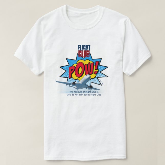 Flight Club - Una camiseta MisterP (Diseño del anverso)