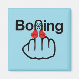 Flip de boxeo de imanes
