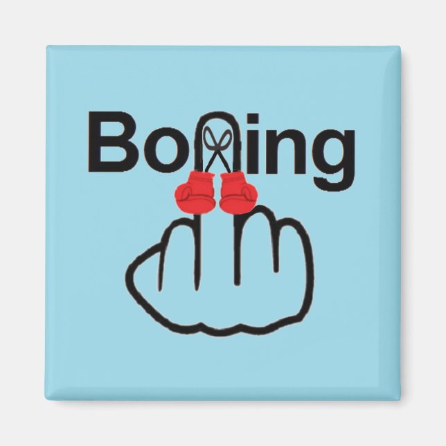 Flip de boxeo de imanes (Frente)