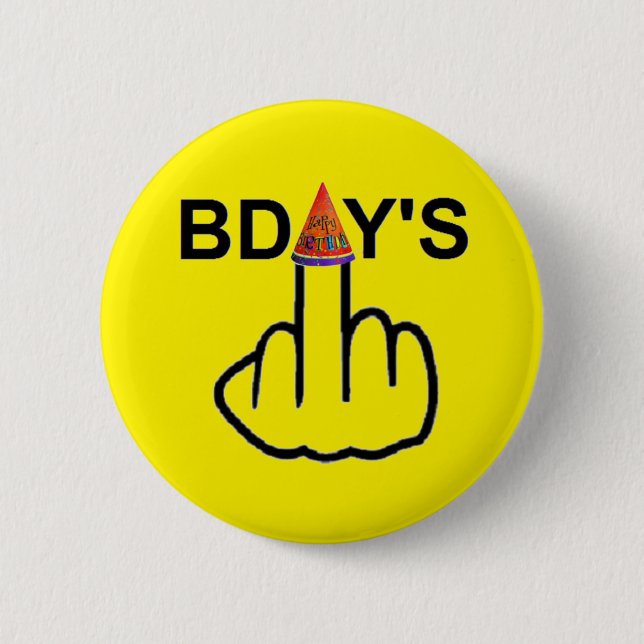 Flip de cumpleaños de botón (Anverso)