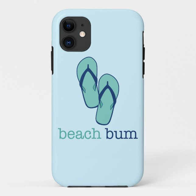 Flip Flops Beach Bum iPhone 5 Funda (Reverso)