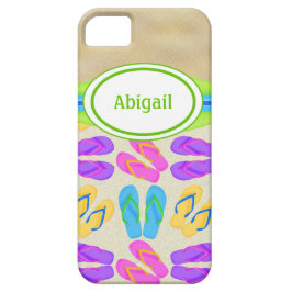 Flip Flops personalizado y Funda para iPhone de pl