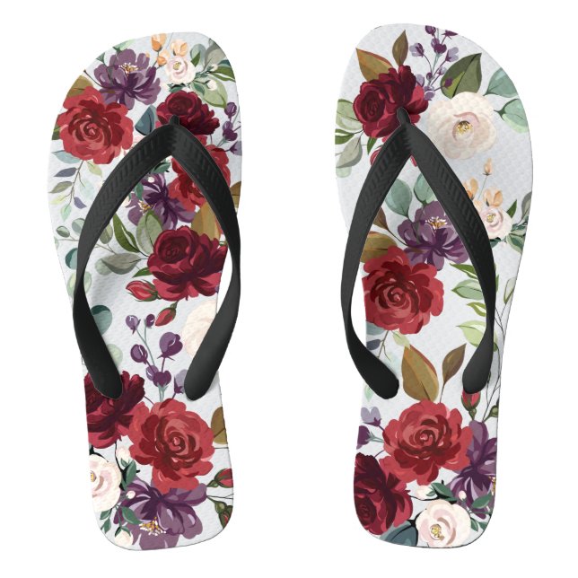Flipflop Sandalias Rosas Blancas Geométricas De Or (Plantilla)