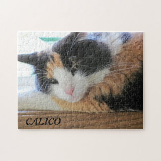 Flirty Calico o tu rompecabezas fotográfico