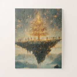 Floating Christmas Tree Puzzle