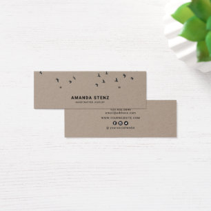 ©Flock of Birds Earring Hoops Studs Display Card