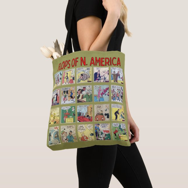 "Flops of N. Estados Unidos: Bolsa Tote (Detalle)