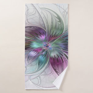 Flor Abstracta Colorida Arte Fractal Floral Modern