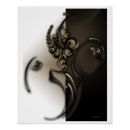 "Flor antigua", Poster brillante