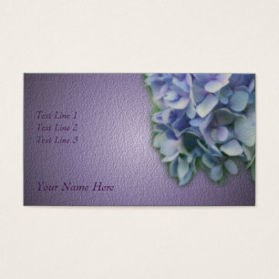 Flor azul de hidrangea