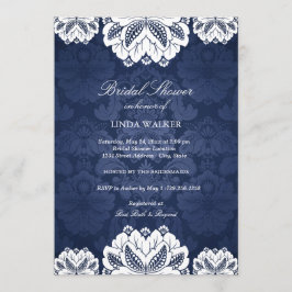 Flor azul exótica | Invitación a la ducha de novia