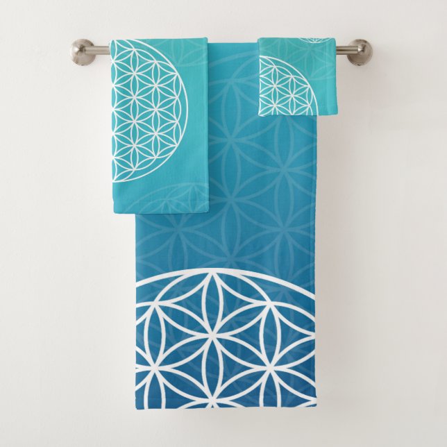 Flor azul vivo / turquesa (In situ)