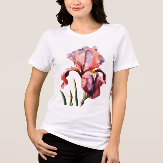 Flor blanca de camisetas (Anverso)