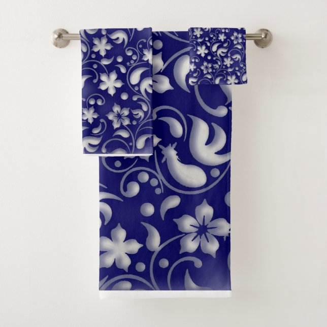 Flor blanca de fondo azul (In situ)