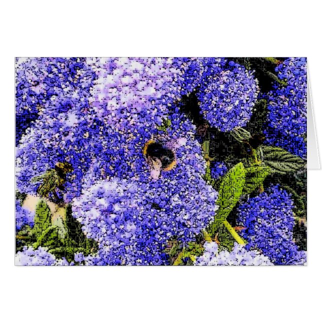 Flor Blossom Bee (Anverso (Horizontal))