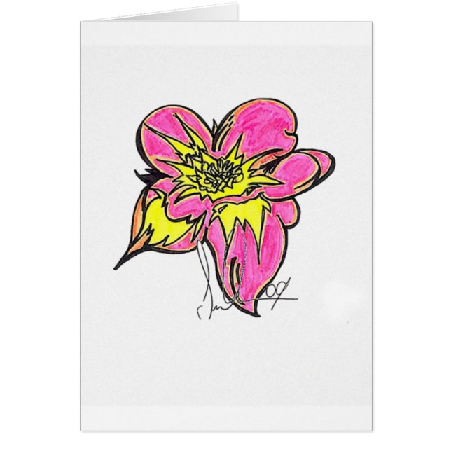 Flor brillante (Frente)