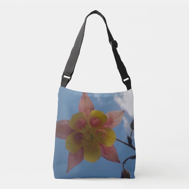 Flor contra la bolsa Sky Crossbody (Anverso)