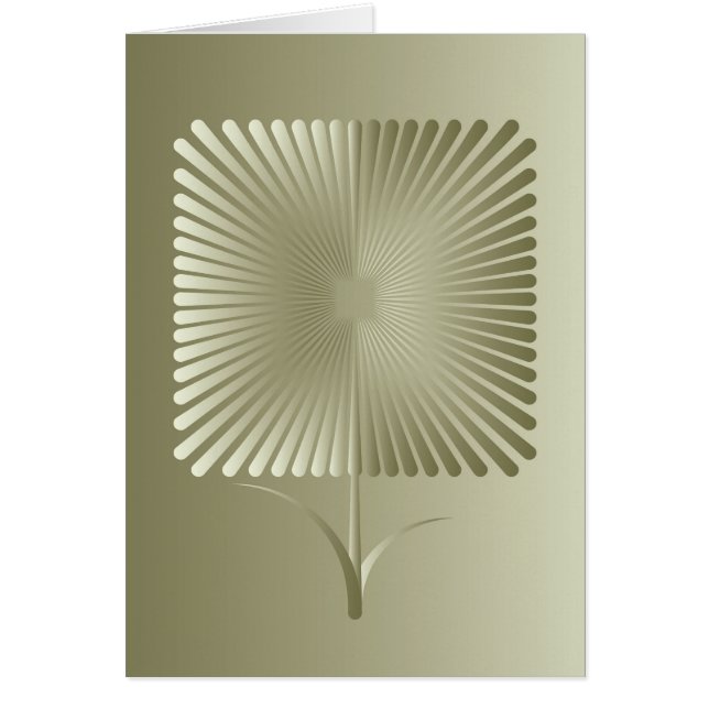 Flor cuadrada dorada (Frente)