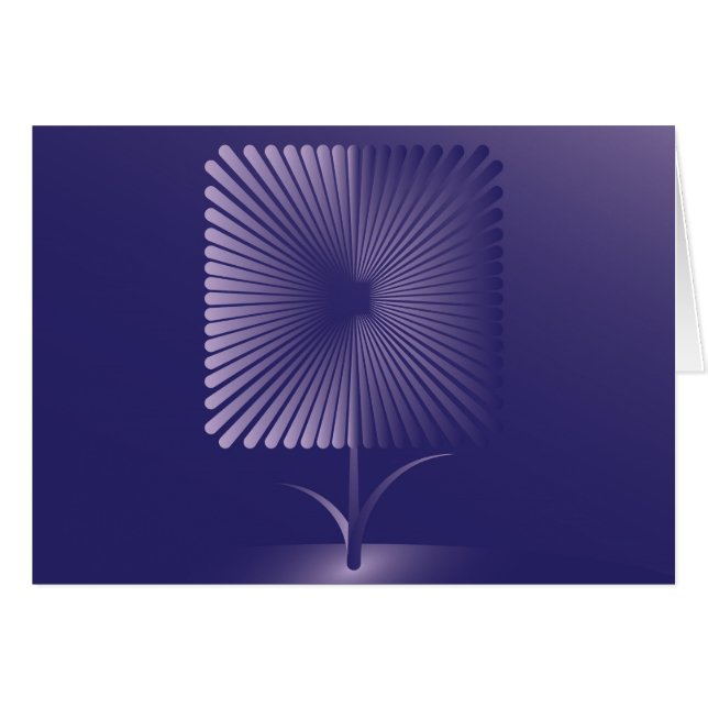 Flor cuadrada violeta (Anverso (Horizontal))