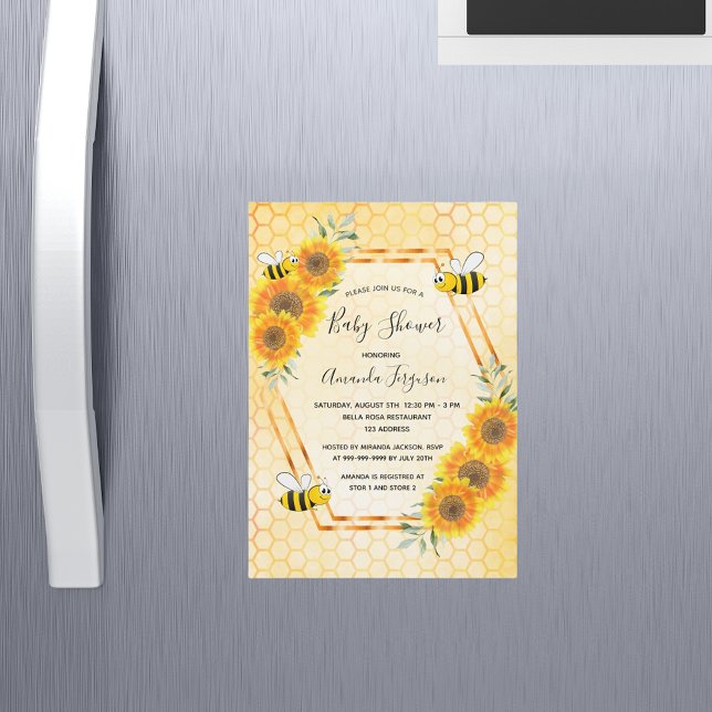 Flor de abeja de abeja de abeja girasol ducha de b (Subido por el creador)