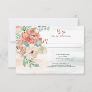 Flor de Albaricoque Acuarela Floral RSVP