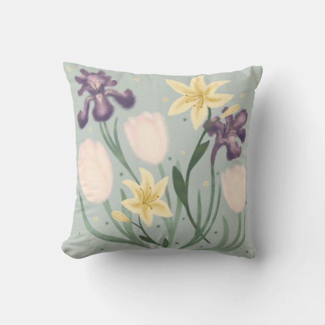 Flor de almohada de lanzamiento (Anverso)