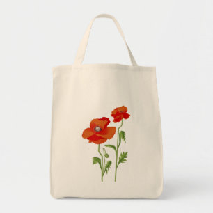 "flor de amapola" ucraniana bolsa de tocador de co