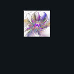 Flor de arte fractal enérgica y colorida<br><div class="desc">Una potente flor multicolor de fantasía,  un arte fractal floral único. Diseño para la impresión de lienzo y más.</div>