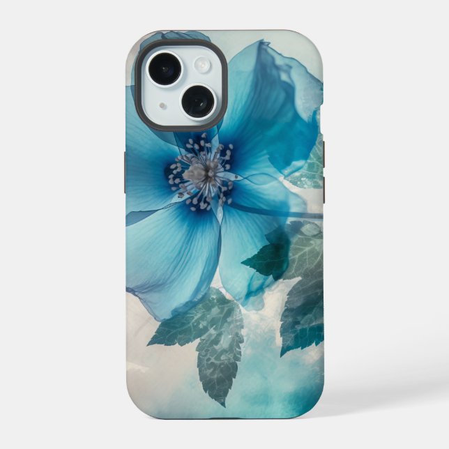 Flor de Azul Etéreo  (Reverso )