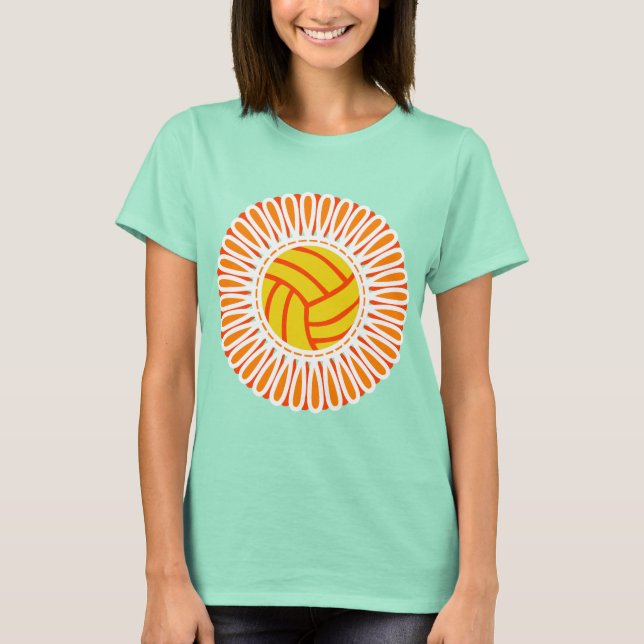Flor de bolas de polo de agua - Diseño 1 (Anverso)