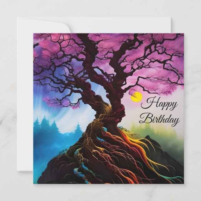 Flor de cerezo Árbol de vida (Anverso)