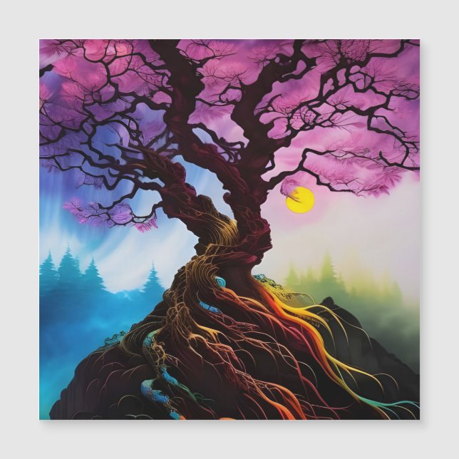 Flor de cerezo Árbol de vida (Anverso)