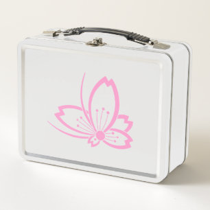 Flor de cerezo con forma de mariposa Caja de almue