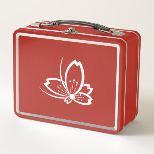 Flor de cerezo con forma de mariposa Caja de almue