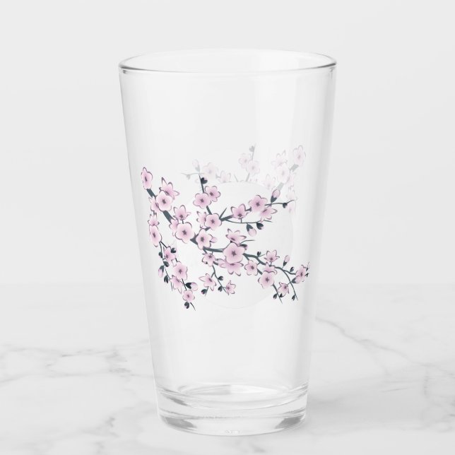 Flor de cerezo Dusky Luna Blanca Rosa (Anverso)