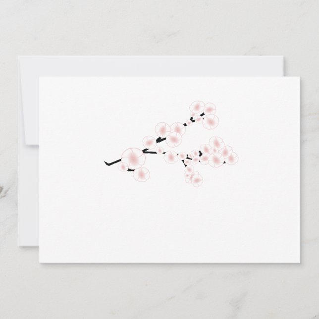 Flor de cerezo Ideas de Boda Modernas y Elegantes (Anverso)