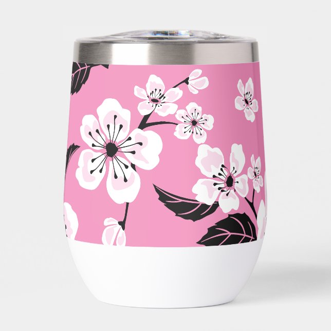 FLOR DE CEREZO - PATRÓN SAKURA (ROSA CLARO) (Frente)