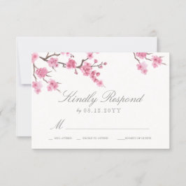 Flor de cerezo | Pink Wedding RSVP